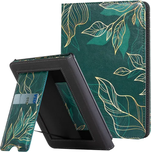 Vista 57 de CoBak Funda inteligente para Kindle Paperwhite de 6.8" de 11ª generación 2021 con función de encendido automático, ligera, delgada, de piel **Salvia