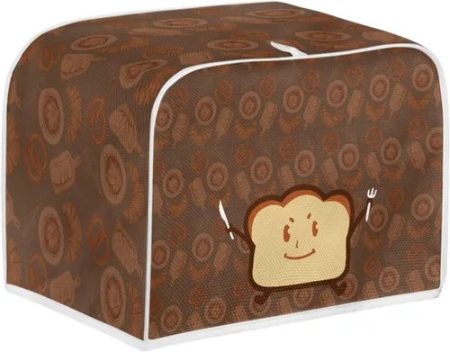 Vista 19 de Dolyues Cubierta para tostadora con estampado de pollo, 4 rebanadas, cubiertas para electrodomésticos pequeños de cocina, protección contra el polvo