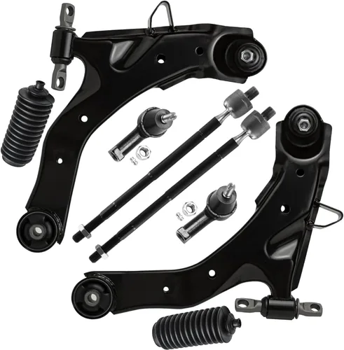 Vista 104 de Detroit Axle - Kit de brazos de control delanteros de 8 piezas para Chevy Trailblazer EXT GMC Envoy XL XUV Buick Rainier Isuzu Ascender, brazos