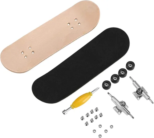 Vista 6 de Diapasón completo, 5 capas de madera de arce profesional, mini diapasón de madera con componentes mejorados, reduce la presión, regalos para niños