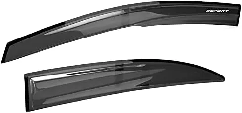 Vista 2 de Parasol de protección contra la lluvia compatible con Honda Civic Sedan 2006-2011 de 4 puertas, deflector de ventilación de ventana lateral, teñido