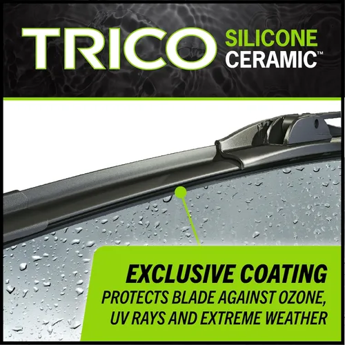 Vista 5 de TRICO Silicone Ceramic™ (90-160) - Escobillas limpiaparabrisas de repuesto automotrices de 16 pulgadas para mi automóvil, escobilla tipo viga súper