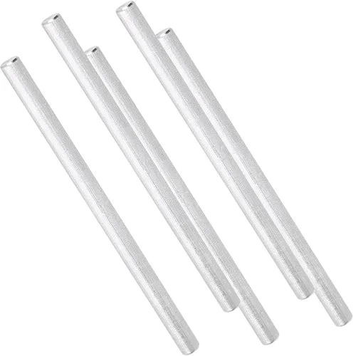 Vista 8 de 5 unidades DShaft, 410100060100, acero inoxidable, Φ6mm, compatible con robots LEGo Gobilda TETRIX, con su tamaño compacto de 3.9 x 0.2 in