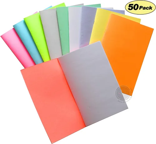 Vista 2 de Cuaderno de bocetos, cuadernos de dibujo para niños, cuadernos a granel, cuaderno de bocetos pequeño, libros en blanco con tapas blancas, 32 páginas