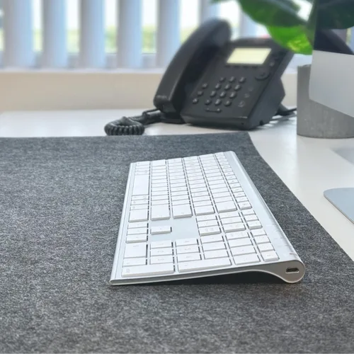 Vista 2 de Macally Teclado Bluetooth inalámbrico para Mac, compatible con Apple Keyboard o MacBook Pro/Air, iMac, multidispositivo, hasta 3 dispositivos