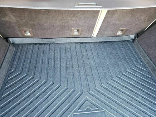 Vista 9 de Tapete de maletero para Mercedes-Benz Clase ML 2012-2015 – Tapetes resistentes a la intemperie para maletero de automóviles con borde elevado – Goma