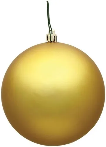 Vista 87 de Vickerman Esfera de adorno de Navidad de 10 pulgadas con acabado de caramelo, plástico inastillable, resistente a los rayos UV, decoración de árbol