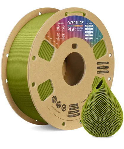 Vista 43 de OVERTURE - Filamento PLA 1/16 pulgadas, consumibles para impresora 3D, carrete de cartón de 2.2 libras, precisión dimensional +/- 0.0008 pulgadas