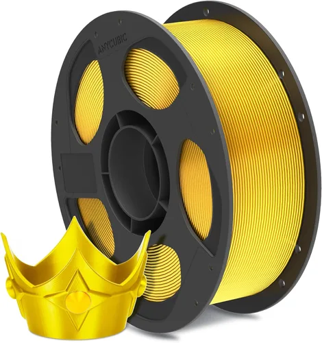 Vista 20 de ANYCUBIC - Bobina de filamentos Galaxy para impresora 3D, de PLA y purpurina brillante, de 1.75 mm y con precisión dimensional de +/- 0.03 mm, 1 kg