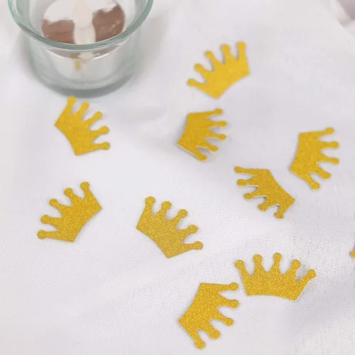 Vista 64 de Efavormart - Confeti metálico para baby shower, 300 unidades, color rosa