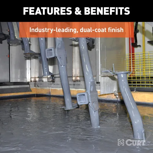 Vista 5 de CURT 110663 Enganche de remolque clase 1 con montaje de bola, receptor de 1-1/4 pulgadas, se adapta a Volkswagen Beetle, Golf, City