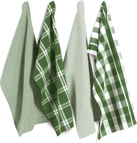 Vista 72 de LANE LINEN Paños de cocina 100% algodón, ultra suaves, absorbentes, de secado rápido, toallas de cocina, paños de lavado multitejido