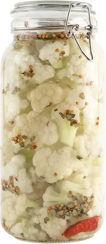 Vista 9 de Galashield Tarros de vidrio con tapas herméticas, tarros de almacenamiento de alimentos, recipientes a prueba de fugas con sello de preservación