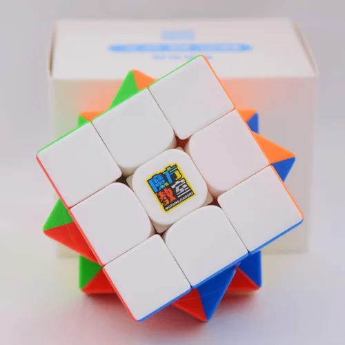 Vista 2 de Bukefuno MoYu RS3M 2020 3x3 Cubo magnético de velocidad cubo mágico Moyu RS3M 3x3x3 2020 sin pegatinas MFJS rompecabezas velocidad RS3 M 2020