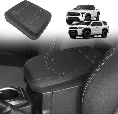 Vista 111 de Muslogy Funda para reposabrazos de consola central apta para Chevy Silverado/Tahoe y GMC Sierra/Yukon 2007-2013, cómoda almohadilla