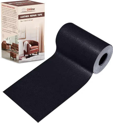 Vista 16 de ONine Reparación profesional de cuero para sofá, cinta de reparación de cuero de 3 x 60 pulgadas (cuero gris oscuro)