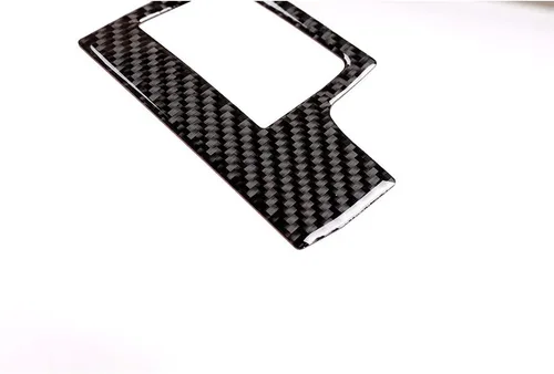 Vista 7 de YIWANG Real Fibra de carbono coche multifunción botón marco Trim 2 unids para Land Rover Discovery Sport 2015-2019 Auto Accesorios