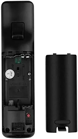 Vista 6 de Lyyes Control remoto para Wii, Wii Remote y Nunchuck con funda de silicona y correa para Wii y Wii U (negro)