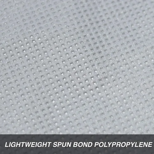Vista 29 de La cubierta ligera del auto Budge se adapta a los Sedán hasta 157 pulgadas,B-1 (polipropileno, gris)., gris