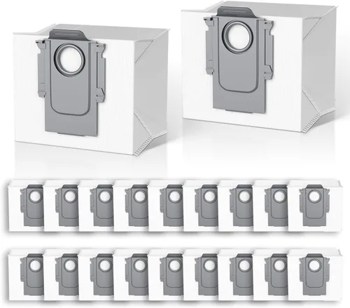Vista 8 de Paquete de 8 bolsas de polvo de repuesto para aspiradora compatibles con Roborock S8+, S8 Pro Ultra, Q7 Max+/Max, Q5 Max+, Q8 Max+, S7 Pro Ultra