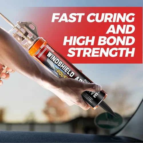 Vista 2 de Adhesivo de Uretano para Parabrisas - Curado Rápido y Resistente a la Intemperie y Pegamento de Vidrio Automotriz de Resistencia Profesional