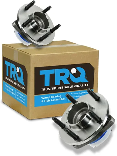 Vista 143 de TRQ Juego de 2 rodamientos de rueda delantera y conjunto de cubo compatible con Tesla 3 2020 Y 2018-2019