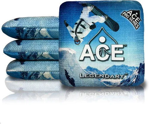 Vista 23 de Legendario Bolsos Cornhole ACE Pro + Kits PRO De doble lado, resbaladizos y pegajosos para todo clima Bolsa de descanso opcional y estuche