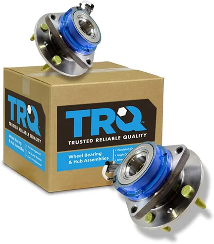 Vista 73 de TRQ Juego de 2 rodamientos de rueda delantera y conjunto de cubo compatible con Tesla 3 2020 Y 2018-2019