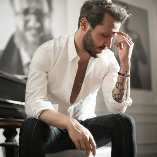 Vista 3 de Yqljew Pulseras con código morse para hombres y mujeres, pulsera de cuero marrón para hombres, pulsera ajustable con código morse para mujeres