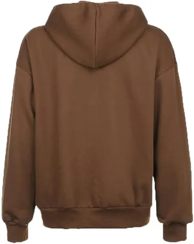 Vista 5 de COOLMONAR Sudadera con capucha Y2K para mujer, con cremallera, de gran tamaño, con estampado de ángel, abrigo con capucha Harajuku con cremallera