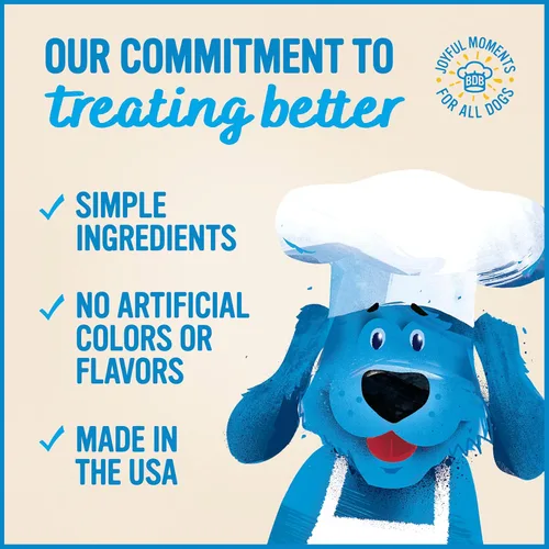 Vista 10 de Blue Dog Bakery Perfect Trainers, mini golosinas de entrenamiento para perros, suaves y masticables, hechas con carne de Estados Unidos, golosinas