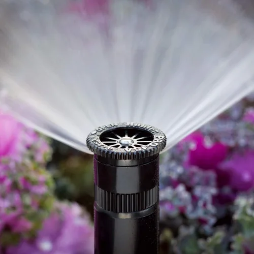 Vista 3 de Hunter Cabezal de Aspersor Emergente Pro 4", Patrón de Rociado Ajustable 0°–360°, Cobertura de 8'–15', Sistema de Riego Subterráneo para Césped