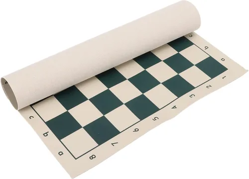Alomejor Tablero de ajedrez portátil 13.6x13.6 in PVC suave tablero de ajedrez torneo conjunto de ajedrez para viajes camping