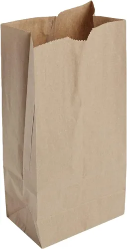 Vista 2 de Bolsas de papel marrón para almuerzo AJM, 40