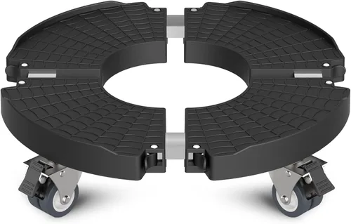 Vista 13 de Goovilla Soporte para Plantas con Ruedas Resistente, 1 Paquete Carrito para Plantas Ajustable 15-22 con Ruedas Giratorias Bloqueables 440LBS