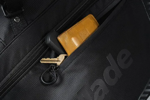 Vista 4 de TaylorMade Bolsa de soporte profesional, ligera, ideal para llevar o empujar el carrito Negro