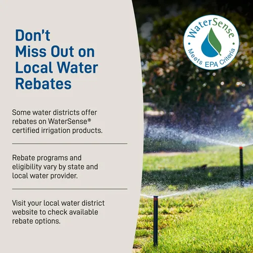 Vista 7 de Orbit 57985 B-hyve XR Controlador inteligente de rociadores para interiores y exteriores de 8 zonas