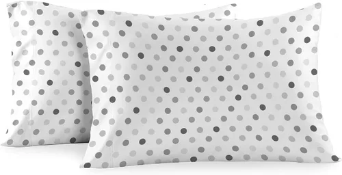 Vista 19 de Royal Tradition Juego de sábanas de franela pesada, 100% algodón, tamaño individual extra largo XL, 3 piezas, estampado de lunares, 6.00 oz/m²