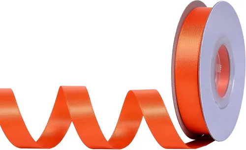 Vista 18 de YAMA Cinta de satén de doble cara, 1 1/2 pulgadas, 25 yardas para envolver regalos, color negro