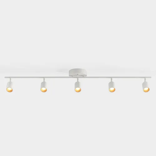 Vista 10 de Shura Luz de Riel Negra de 3 Luces con Cabezales Ajustables, Bombillas LED Integradas, Kit de Iluminación de Riel de 2 pies, Luz de Techo, 3000K