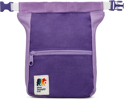 Vista 11 de Kulshan Bouldering Bucket, bolsa de tiza de gran tamaño para escalada en roca, maceta de tiza con cierre magnético enrollable, bucle de cepillo