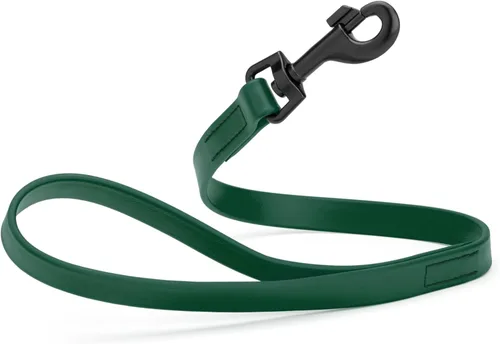 Vista 38 de Dogline Biothane - Correa impermeable para perro, correa de nailon con revestimiento fuerte, con herrajes negros, a prueba de olores, fácil