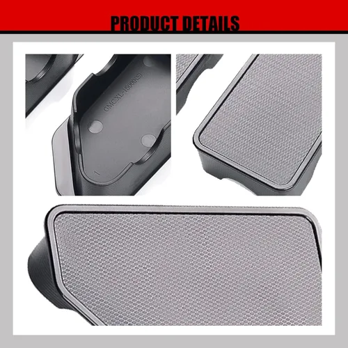 Vista 6 de Cubiertas para orificios de estaca para riel de cama GMC Sierra y Chevy Silverado 2014-2018, cubiertas de bonneau para camioneta Bonneau, tapones