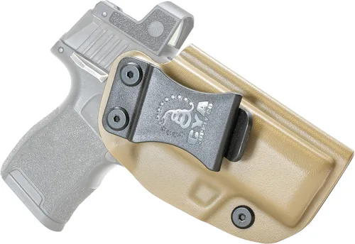 Vista 71 de CYA Supply Co. Funda para llevar armas dentro del cinturón, Base Optics Ready (Flat Dark Earth) Portador Oculto en la Pretina, IWB, Compañía