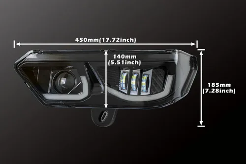 Vista 6 de SAUTVS Faros delanteros LED para Can Am Defender HD5 HD7 HD8 HD9 HD10 2016