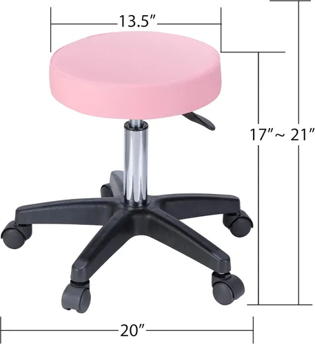 Vista 3 de Favfurish Silla de tatuaje para salón de masajes, mesa de cama facial multiusos de 3 secciones, con taburete hidráulico y dos bandejas, ajustable