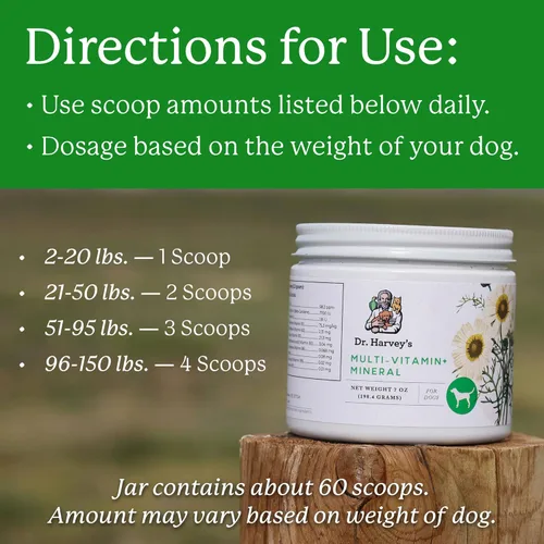Vista 4 de Dr. Harvey's Herbal Multi-Vitamin and Mineral Supplement for Dogs (7 Ounces)