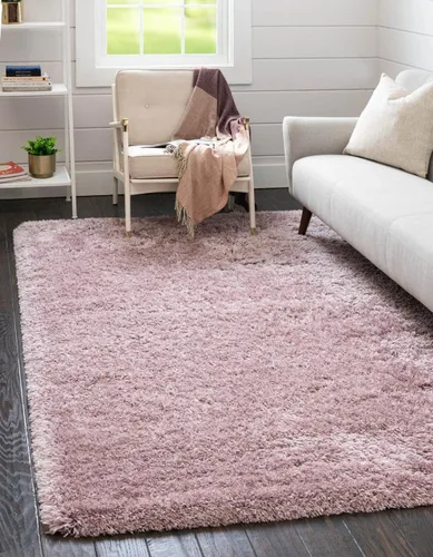 Vista 7 de Rugs.com - Alfombra de la colección Infinity, alfombra de pelo mullido sólida de 2 x 3 pies, color azul Egeo, perfecta para salas de estar