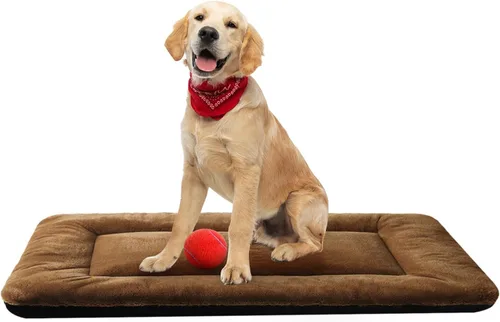 Vista 13 de Camas para Perros Almohadilla de Jaula para Perros Grandes Cama de Jaula para Perros Ultra Suave Lavable y Antideslizante Almohadilla de Perrera