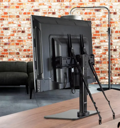 Vista 3 de VIVO - Soporte de mesa universal para televisores de pantalla plana LCD de 27 a 55 pulgadas T.V.